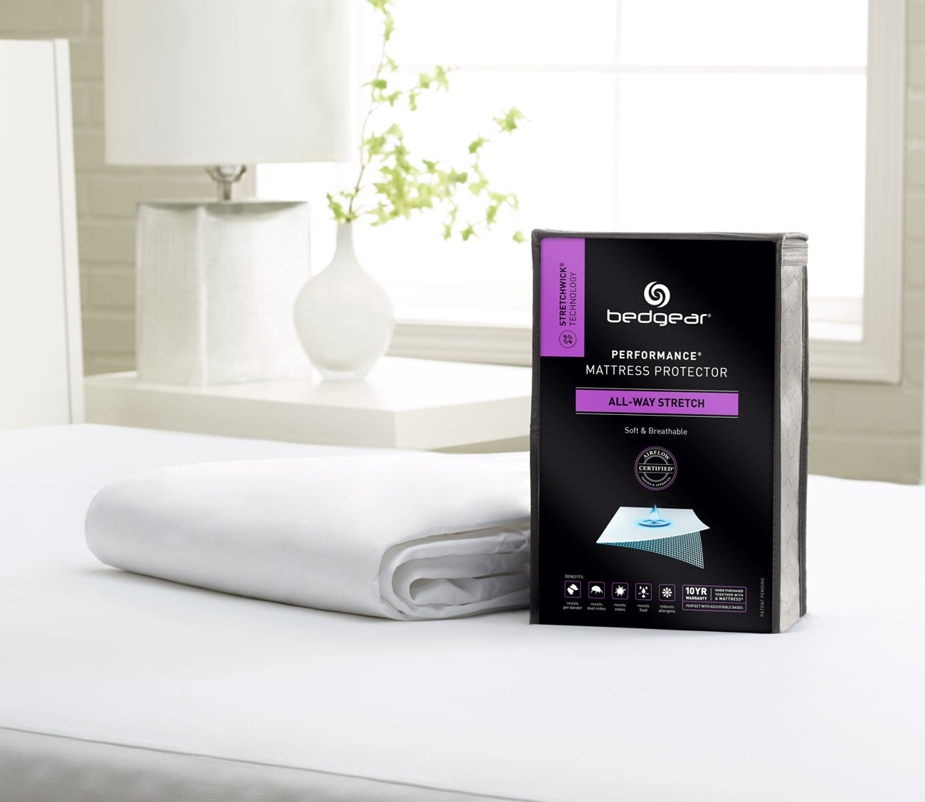 eLuxury Premium Dimpled Waterproof Mattress Protector | Queen