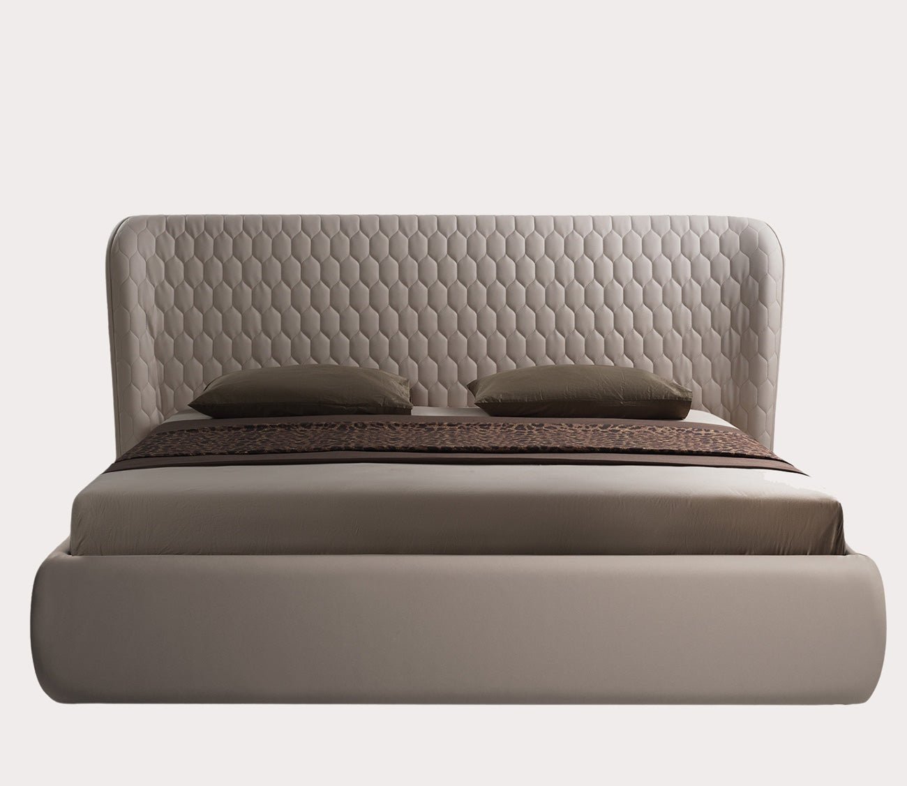 Agoura Leather Upholstered Storage Bed by Casa Bianca