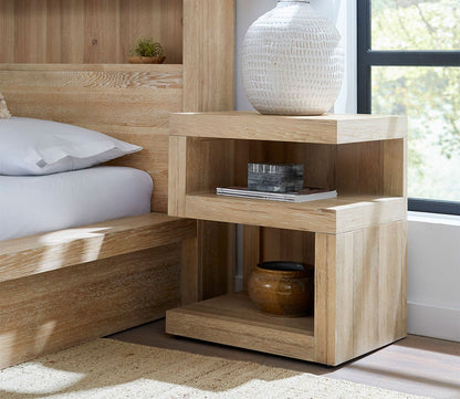 Aspen Home Modern Loft S - Shaped Nightstand by Aspen Home