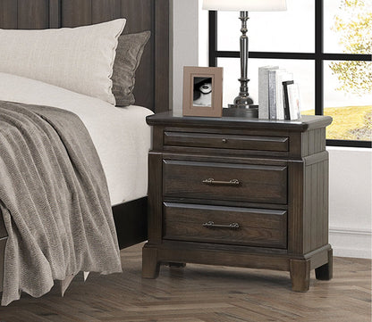 Bellamy Lane 3 - Drawer Nightstand by Bernard Furniture Group