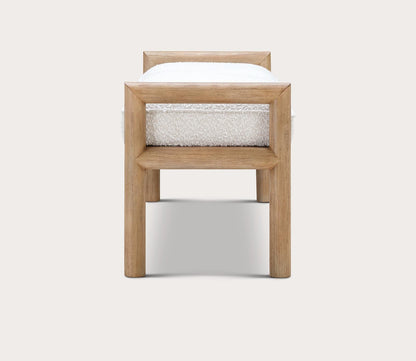 Dorsey Boucle Upholstered Accent Bench by Modus Furniture