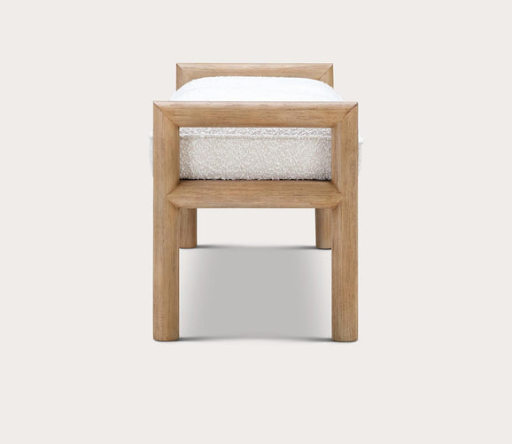 Dorsey Boucle Upholstered Accent Bench by Modus Furniture