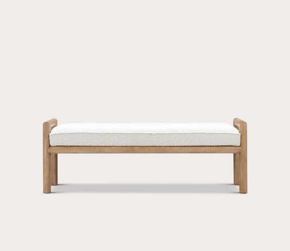 Dorsey Boucle Upholstered Accent Bench by Modus Furniture