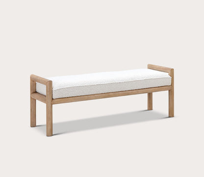 Dorsey Boucle Upholstered Accent Bench by Modus Furniture