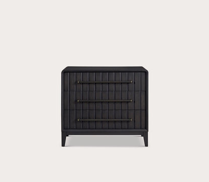 Elure Slatted Wood Bachelor Chest by Bernard Furniture Group