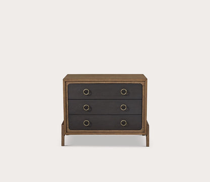 Elure Two - Tone Wood Bachelor Chest by Bernard Furniture Group