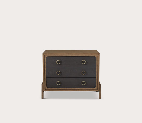 Elure Two - Tone Wood Bachelor Chest by Bernard Furniture Group