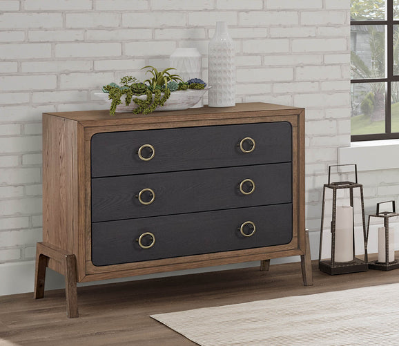 Elure Two - Tone Wood Bachelor Chest by Bernard Furniture Group