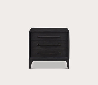 Elure Wood 3 - Drawer Nightstand by Bernard Furniture Group