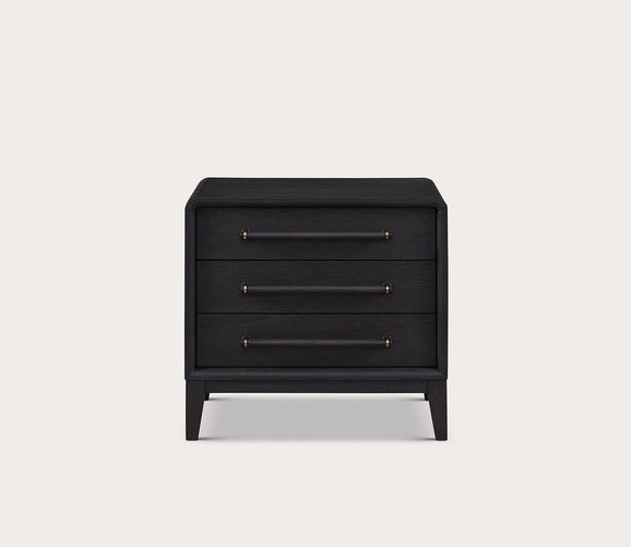 Elure Wood 3 - Drawer Nightstand by Bernard Furniture Group