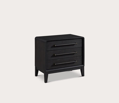 Elure Wood 3 - Drawer Nightstand by Bernard Furniture Group