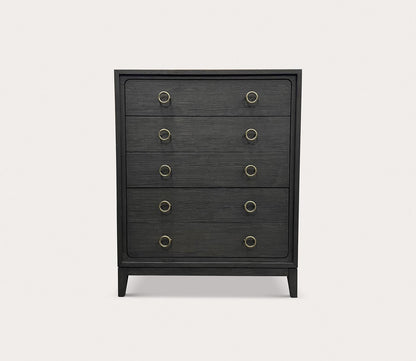 Elure Wood 5 - Drawer Chest by Bernard Furniture Group