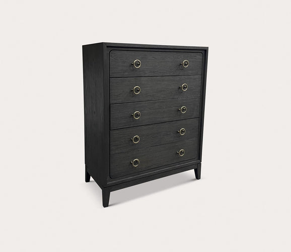 Elure Wood 5 - Drawer Chest by Bernard Furniture Group