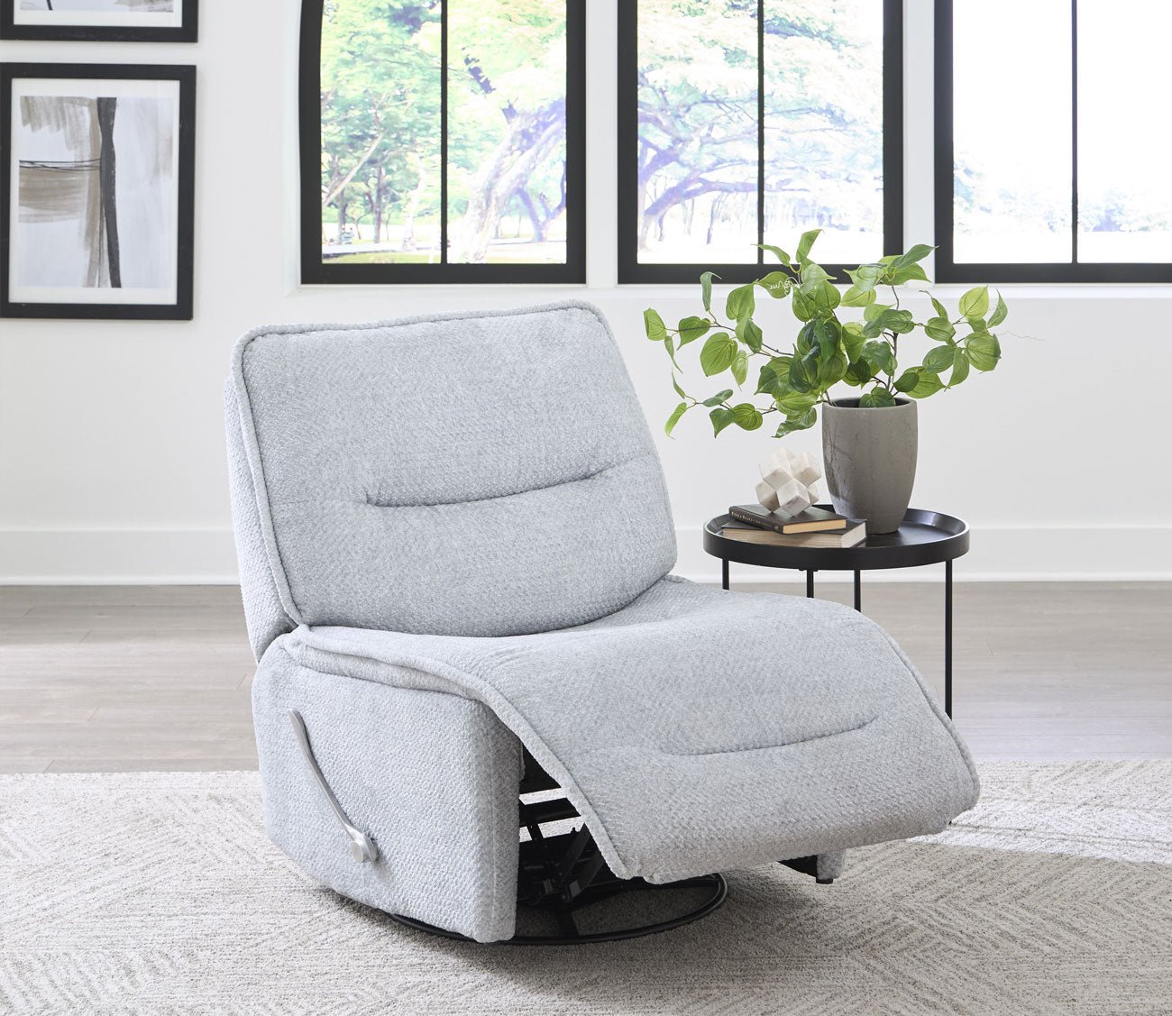 Leo Armless Glider Recliner Chair by Parker House