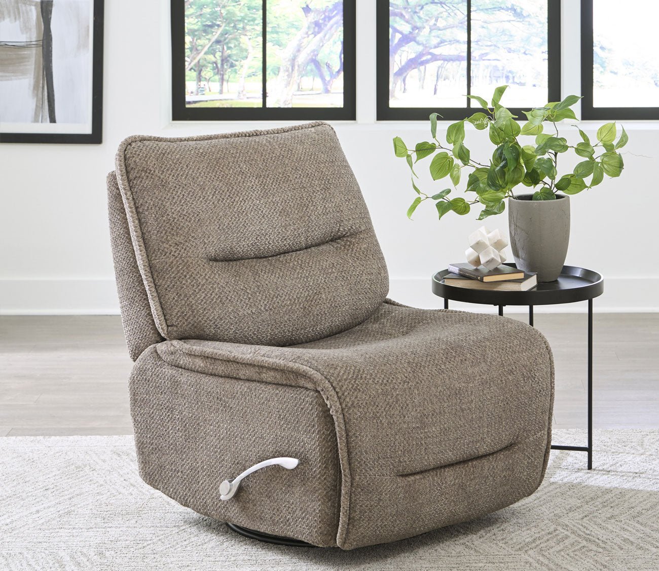 Leo Armless Glider Recliner Chair by Parker House