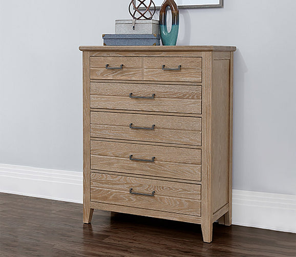 Passageways Deep Sand 5 - Drawer Chest by Vaughan Bassett