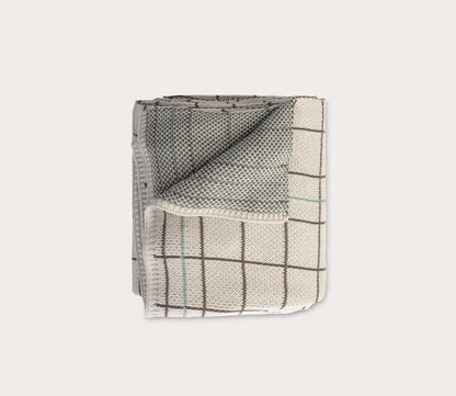 Plaid Bamboo Knit Throw Blanket by Cariloha