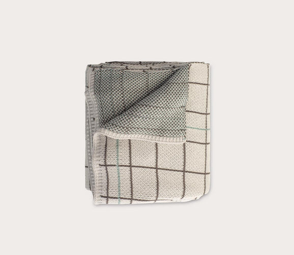 Plaid Bamboo Knit Throw Blanket by Cariloha