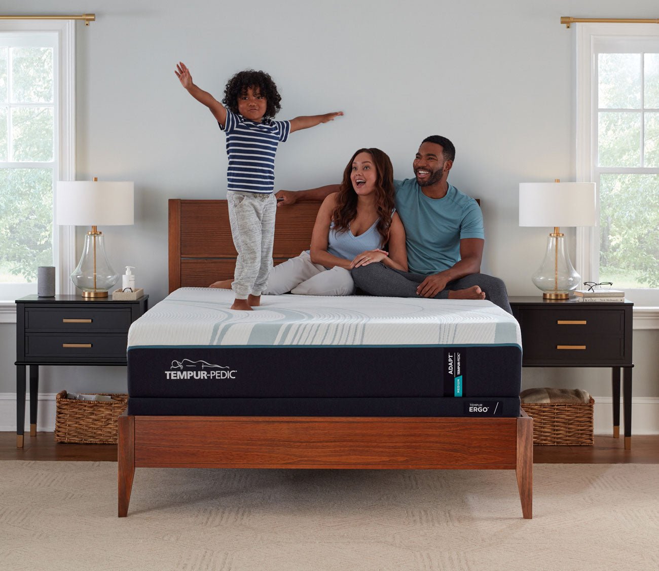 Tempur-pedic, boxspring hot and mattress