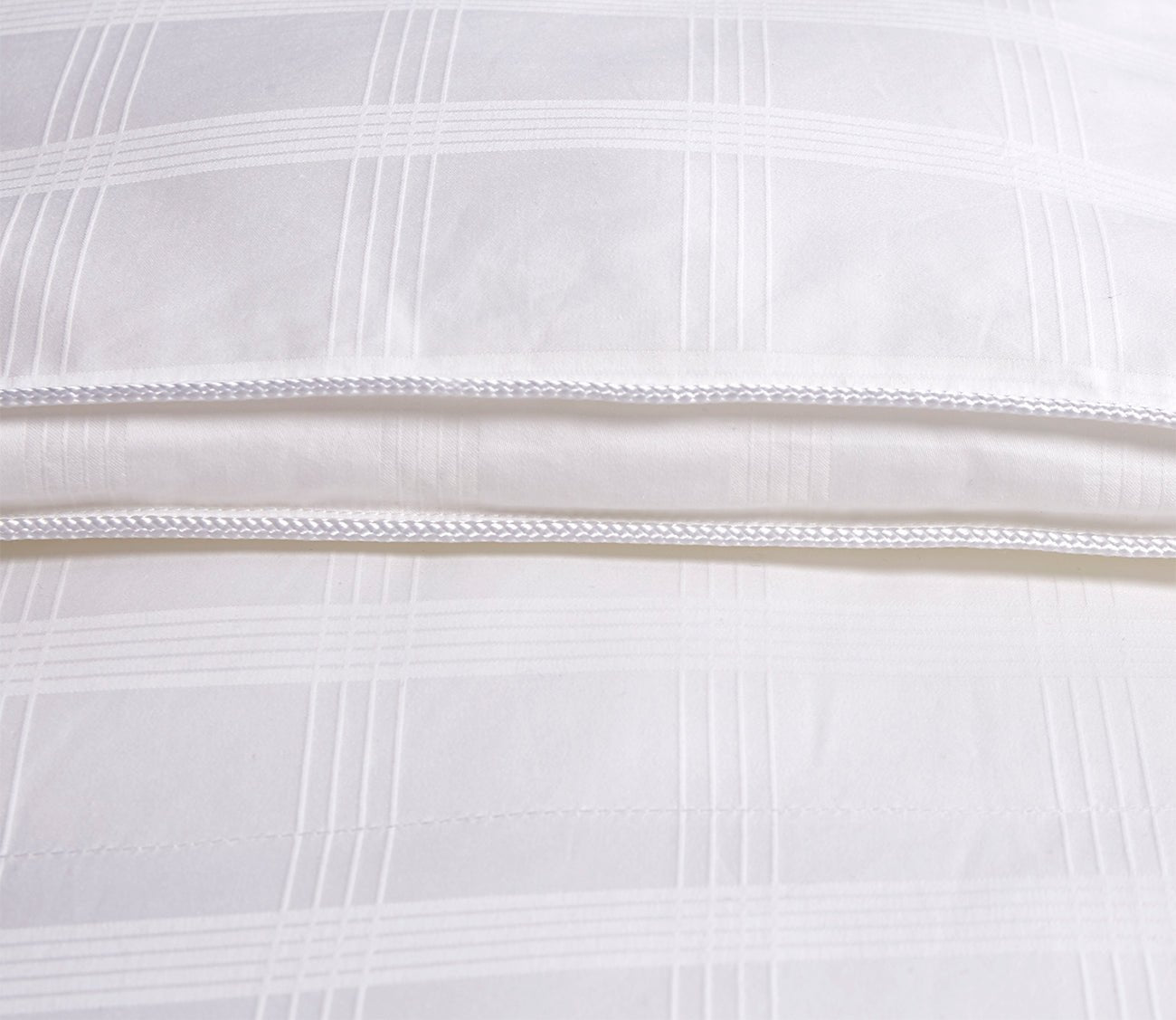 600 Thread Count Windowpane Down Alternative Comforter by Blue Ridge Home Fashions