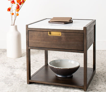 Adeline 1-Drawer Nightstand by Safavieh