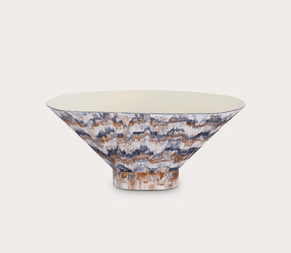 Adler Glazed Metal Bowl by Elk Home