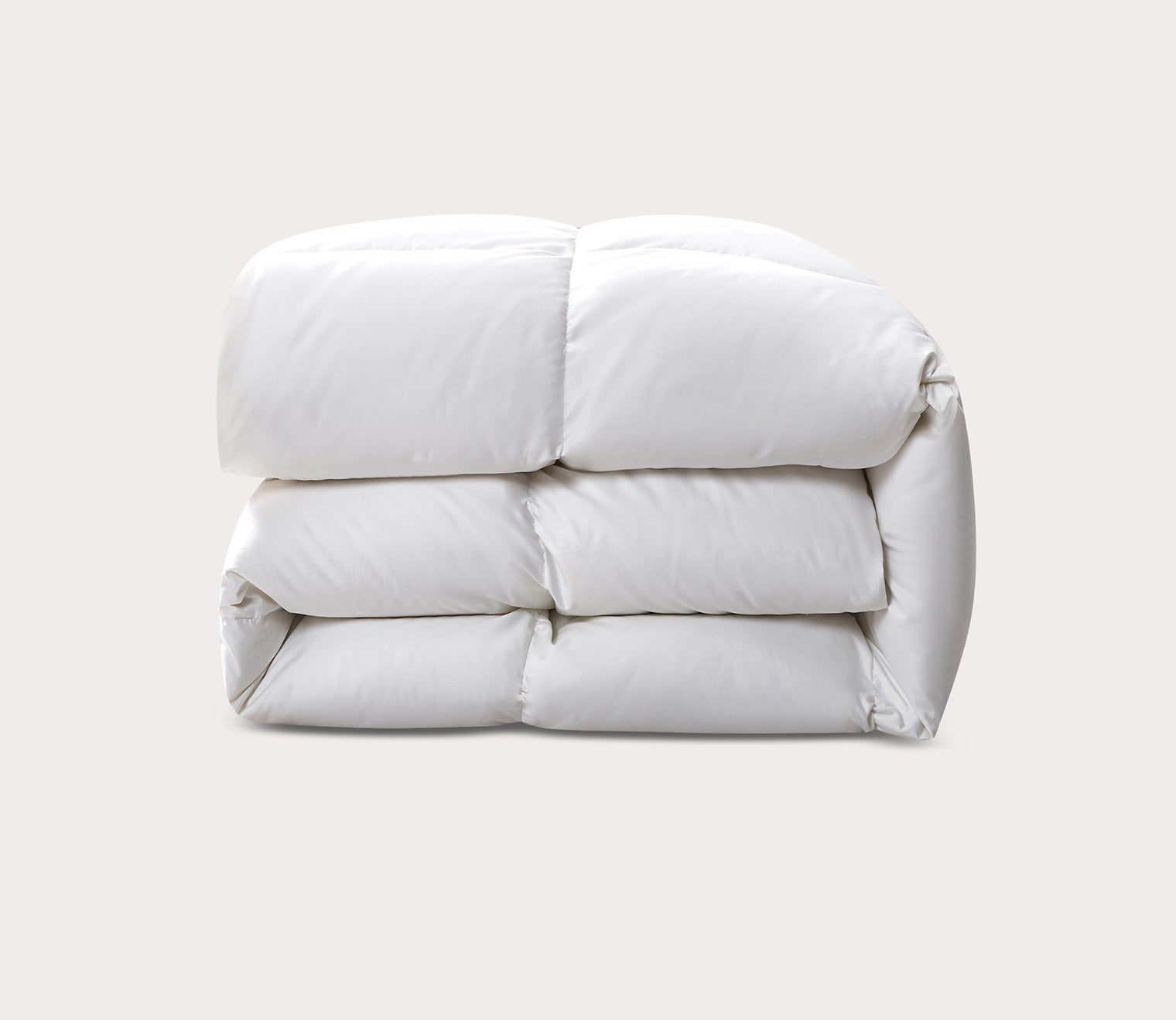 All Season White Down Fiber Comforter Medium Warmth by Serta