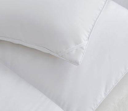 All Season White Goose Down Fiber Comforter by Serta