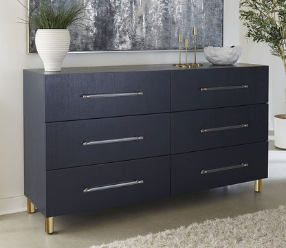 Argento Oak 6-Drawer Dresser by Modus Furniture