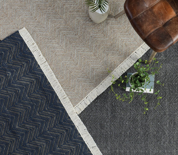 Augusta Navy Area Rug by Classic Home