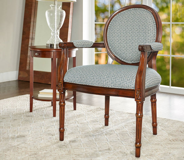 Cherry wood store accent chairs