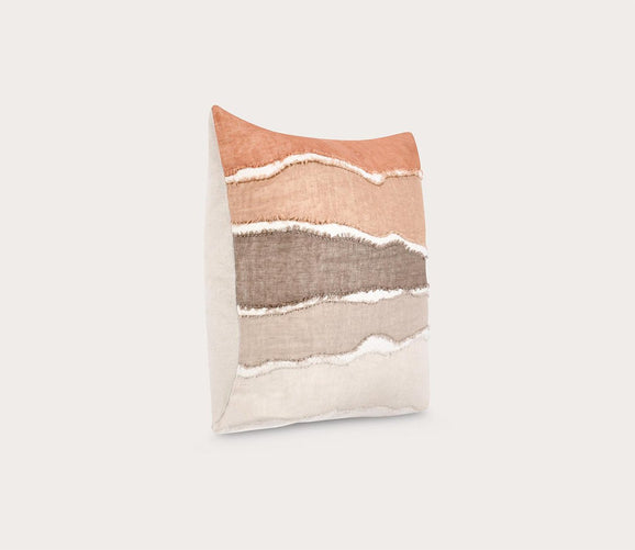 Bikram Terracotta Throw Pillow by Villa by Classic Home