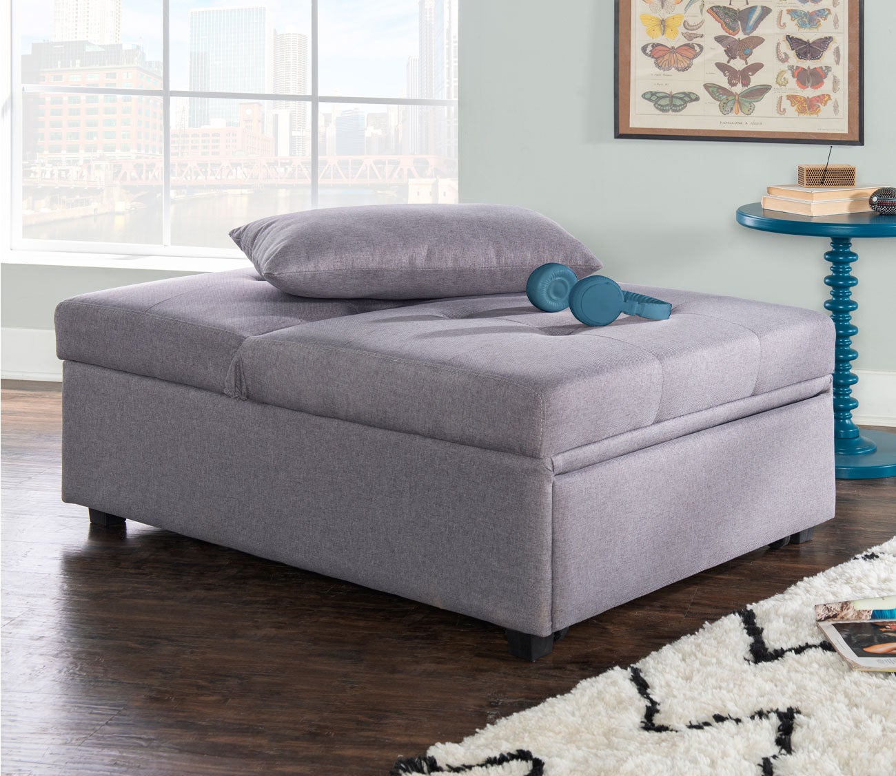 Powell boone deals convertible sofa bed