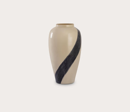 Brushstroke Cream Vase by Elk Home