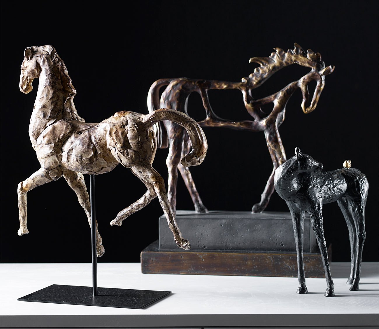 Caballo Dorado Sculpture by Uttermost