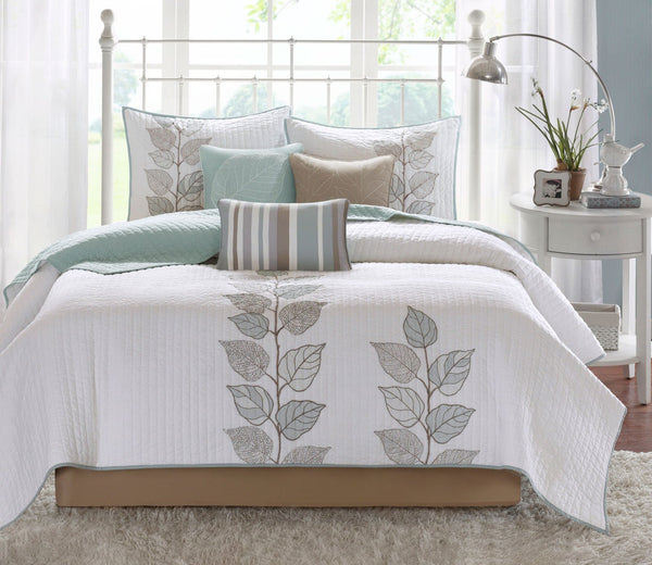 Madison Park Essentials Knowles Twin Comforter Set in Grey