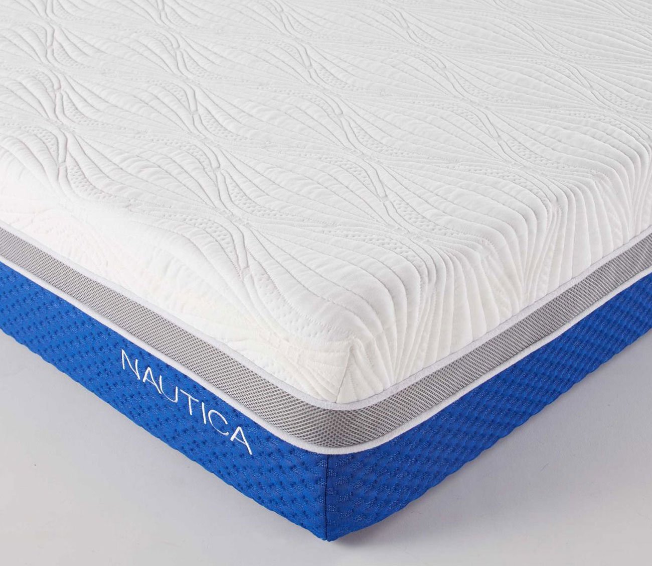 Calm 10-Inch Gel Memory Foam Plush Top Medium Firm Mattress by Nautica