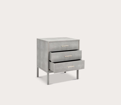 Camden Faux Shagreen Nightstand by Safavieh