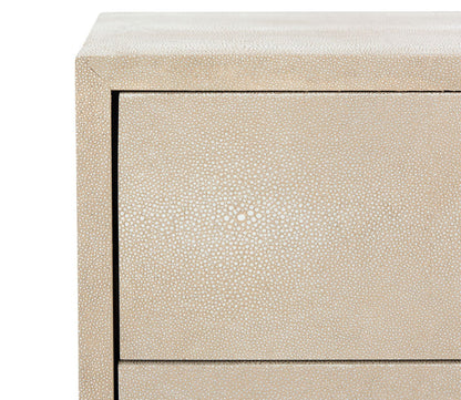 Camden Faux Shagreen Nightstand by Safavieh