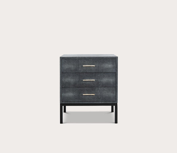 Camden Faux Shagreen Nightstand by Safavieh