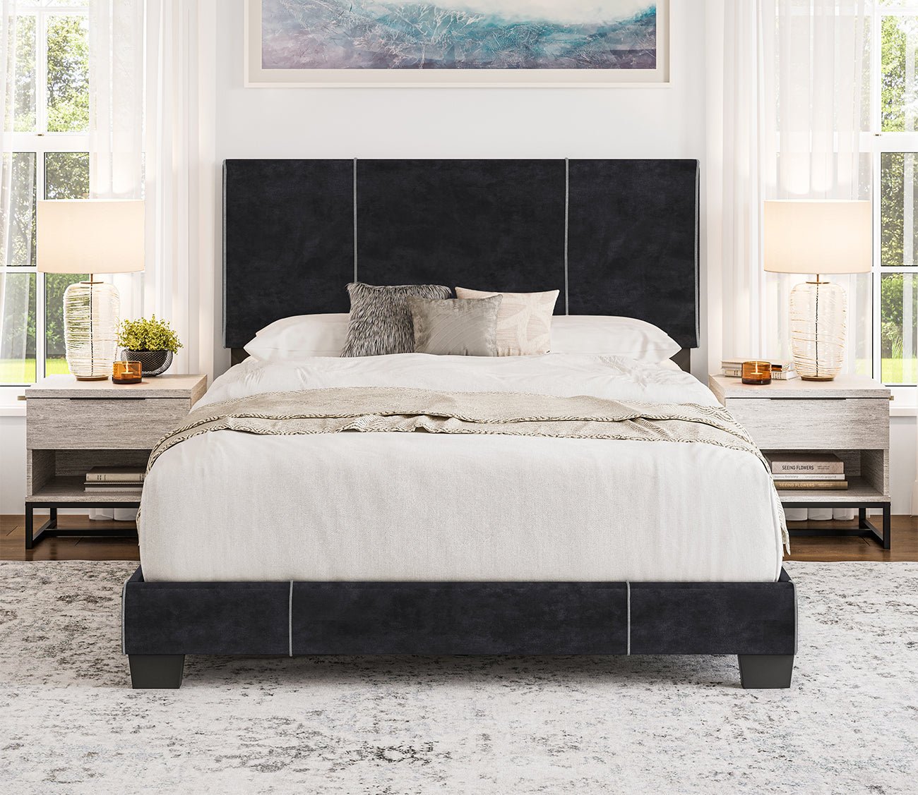 Boyd sleep deals padded platform bed