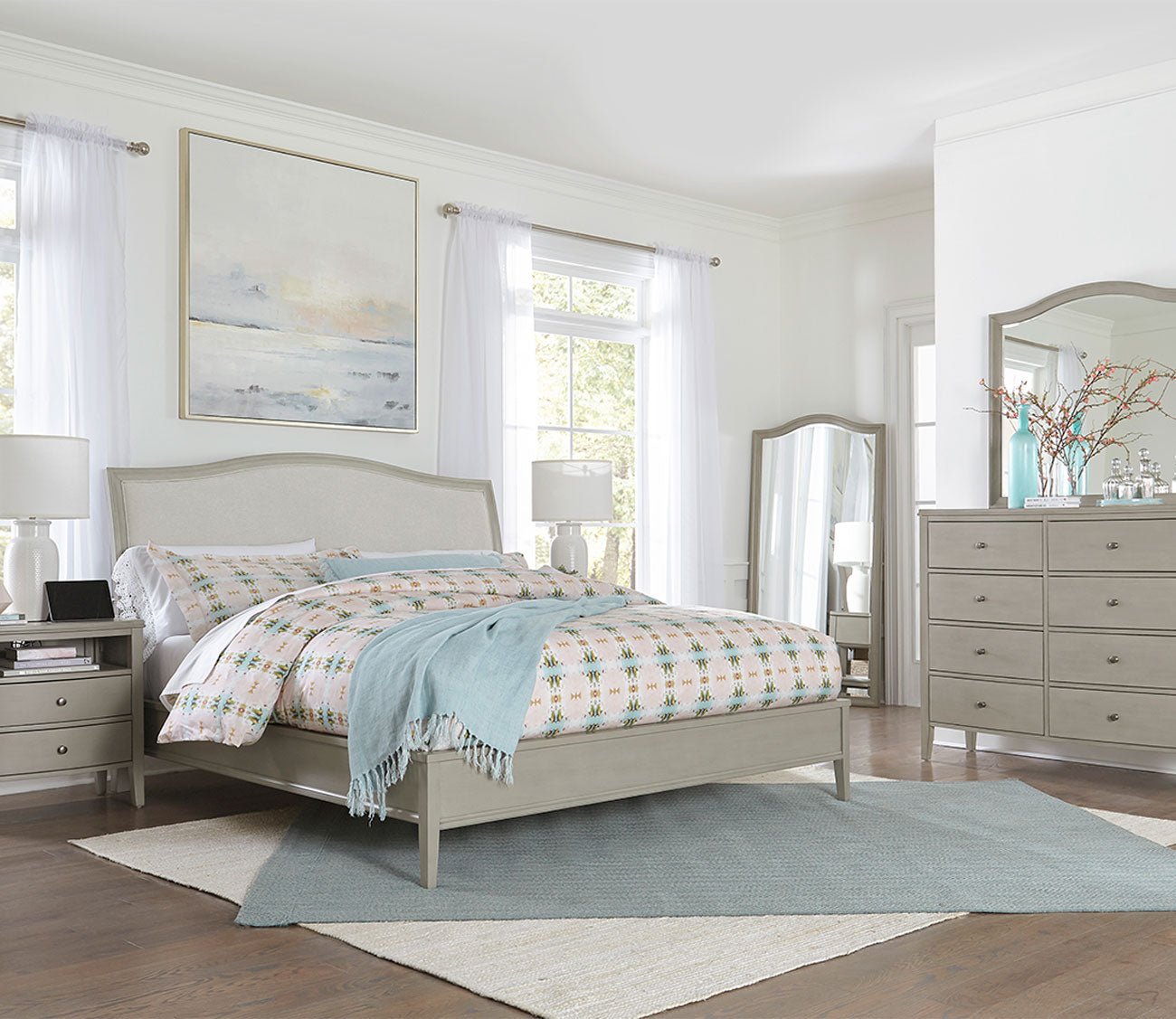 Charlotte Upholstered Bed by Aspen Home