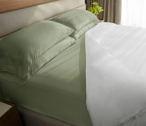 Cariloha Classic Bamboo Bed Sheet Set (White/Twin XL)