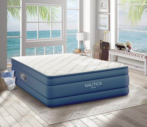 Cloud Supreme 20" Raised Air Mattress with Zip-Off Pillowtop by Nautica