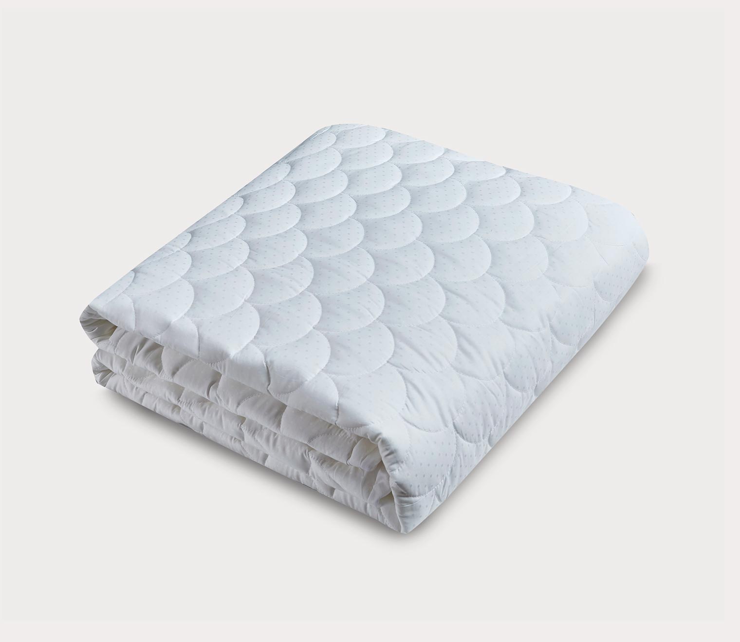 Damask Dot Cotton Top Mattress Pad by Blue Ridge Home