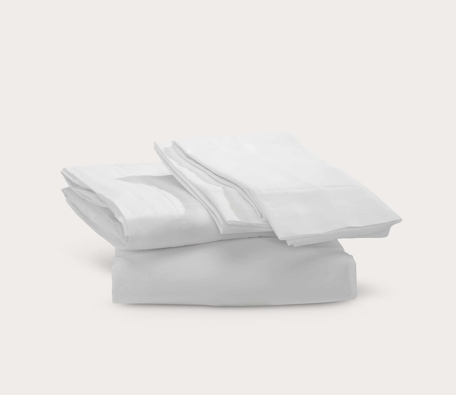 DreamCool 100% Pima Cotton - Ivory Split Head King Sheet Set