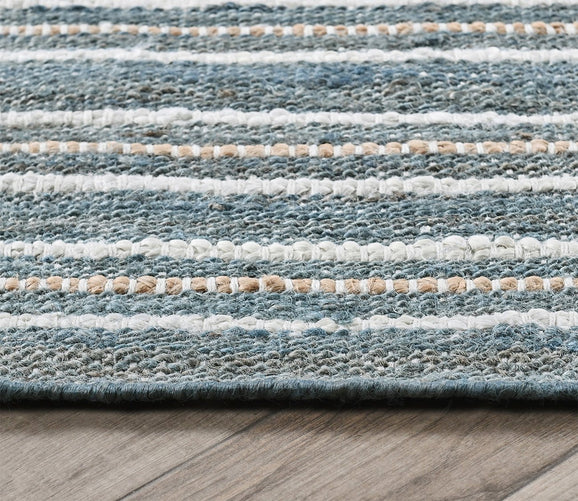 Del Mar Aqua Area Rug by Villa by Classic Home