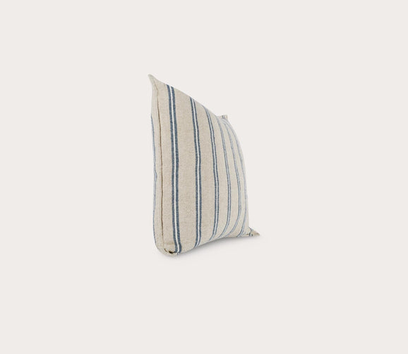 Delgada Natural Blue Throw Pillow by Villa by Classic Home