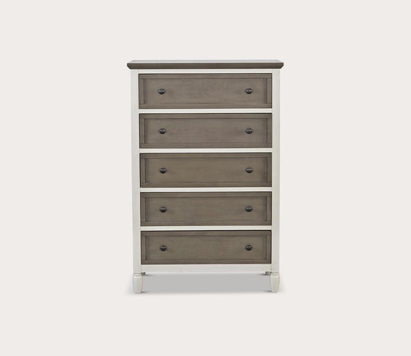 Delnoir Driftwood 5-Drawer Dresser by CM Home