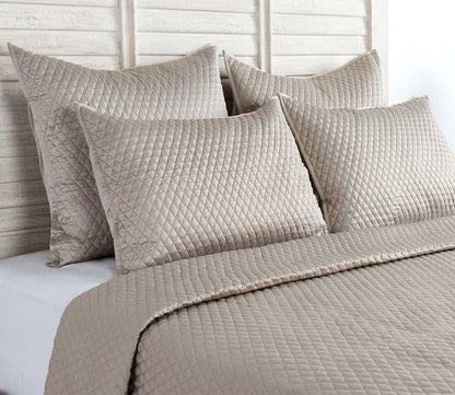 Quilted Pillow Sham - Luxury Sateen Quilted Pillow Sham – City Mattress